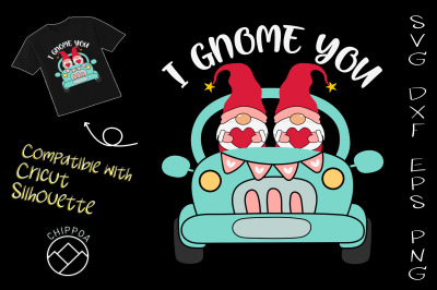 I Gnome You Gnomes on Truck Valentine