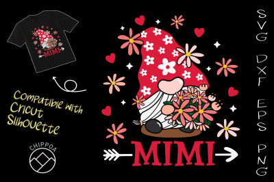 MIMI VALENTINE GNOME Daisy Flower