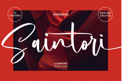 Saintori Casual Script Font