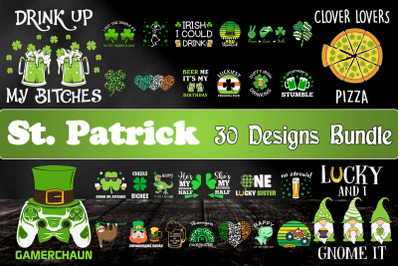 St. Patrick Bundle SVG 30 designs