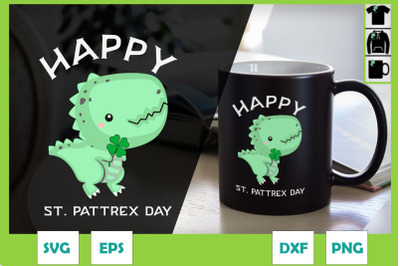 Irish Trex Dino Happy St Pattrex Day