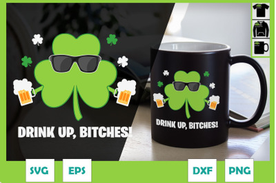 Funny St Patricks Day Drink Up