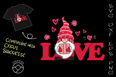 Love Gnomes Hearts Valentines Day