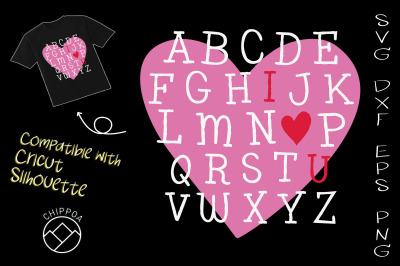 Teacher Valentine Alphabet I Love You