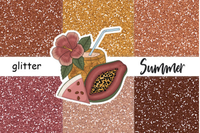 Summer Glitter Paper | Boho Texture