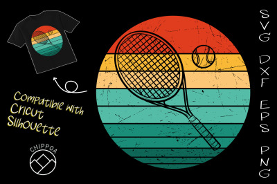 Retro Tennis Racquet and Ball Coach