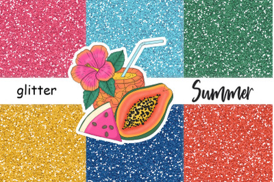 Summer Glitter | Bright Textures Bundle