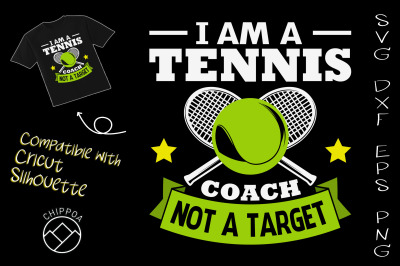 Tennis Coach Not A Target