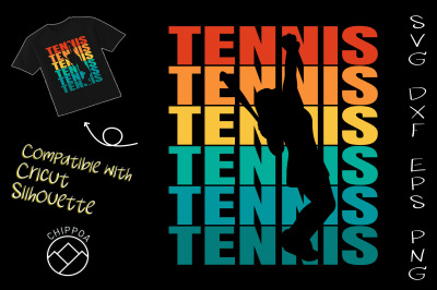 Retro Vintage Tennis