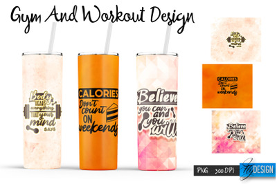 Workout Tumblers. Skinny 20 Oz Wrap. 26