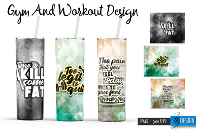 Workout Tumblers. Skinny 20 Oz Wrap. 22