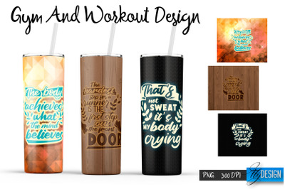 Workout Tumblers. Skinny 20 Oz Wrap. 21