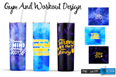 Workout Tumblers. Skinny 20 Oz Wrap. 20