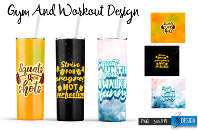 Workout Tumblers. Skinny 20 Oz Wrap.19