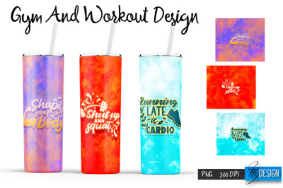 Workout Tumblers. Skinny 20 Oz Wrap. 18