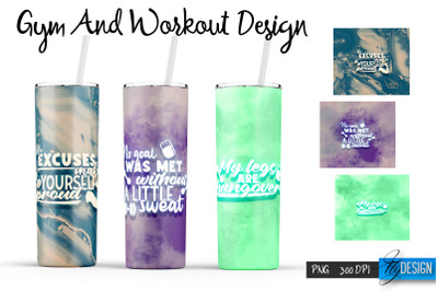 Workout Tumblers. Skinny 20 Oz Wrap. 16