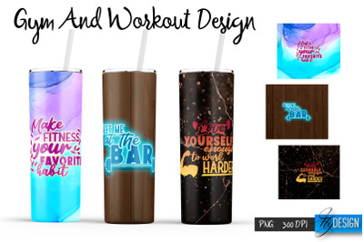 Workout Tumblers. Skinny 20 Oz Wrap. 15