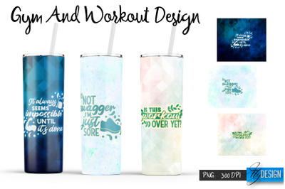 Workout Tumblers. Skinny 20 Oz Wrap. 14