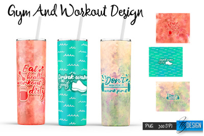 Workout Tumblers. Skinny 20 Oz Wrap. 3