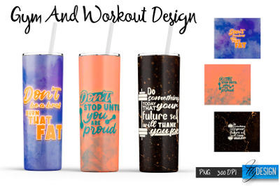 Workout Tumblers. Skinny 20 Oz Wrap. 2