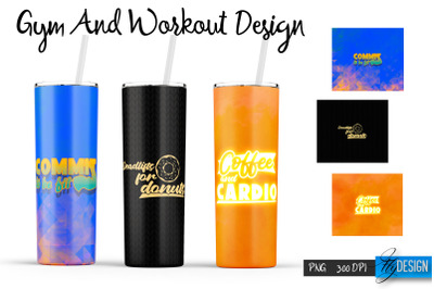 Workout Tumblers. Skinny 20 Oz Wrap. 1