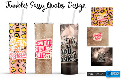 Sassy Tumblers. Skinny 20 Oz Wrap. 18