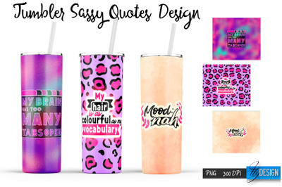 Sassy Tumblers. Skinny 20 Oz Wrap. 8