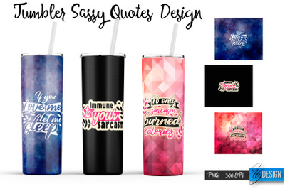 Sassy Tumblers. Skinny 20 Oz Wrap. 5