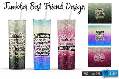 Best Friends Tumbler. Wrap Tumbler 13