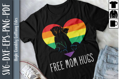 Funny LGBT Design Free Mom Hugs