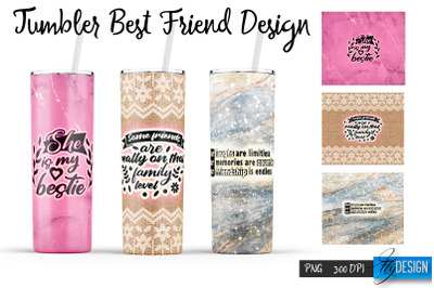 Best Friends Tumbler. Wrap Tumbler 7