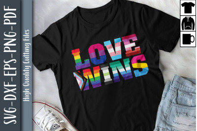 Funny LGBT Pride Gift Love Wins