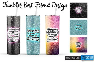 Best Friends Tumbler. Wrap Tumbler 2