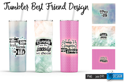 Best Friends Tumbler. Wrap Tumbler 1