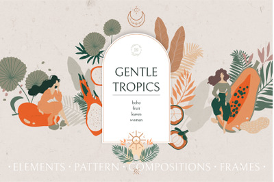 Gentle Tropics graphic kit