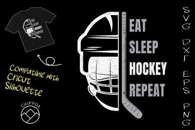 Eat Sleep Hockey Repeat