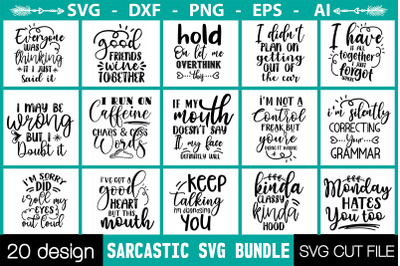 Sarcastic SVG Bundle vol-2