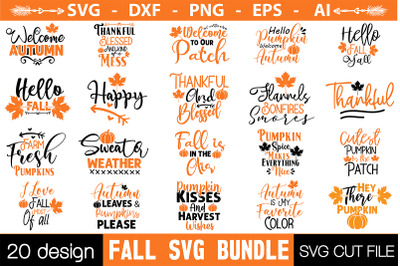 Fall SVG Bundle vol-1