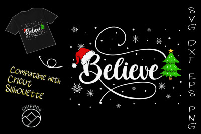 Christmas Shirt - Believe