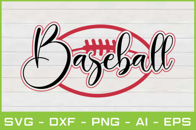 baseball svg cut file