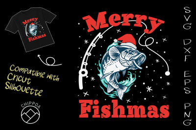 Merry Fishmas Funny Merry Christmas