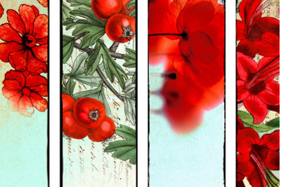 Digital Collage Sheet - Scarlet