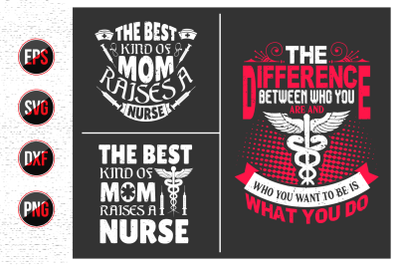 Nurse svg bundle design.