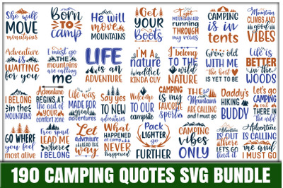 Adventure, Travelling, Hiking, Explore Quotes Svg Cut Files Bundle
