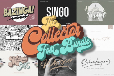 The Collector | Layered Font Bundle