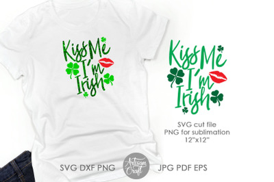 Kiss me im Irish SVG