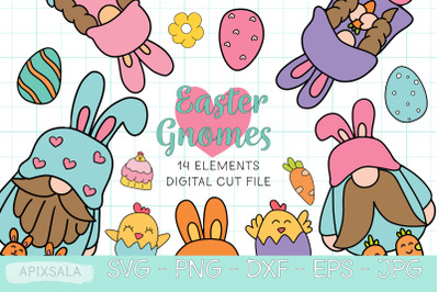 Easter Gnomes Digital Cuting