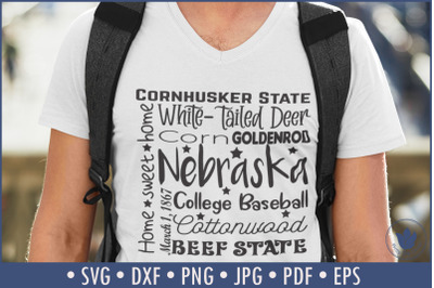 State of Nebraska Cut File | Square Typography