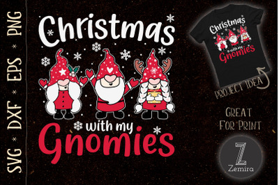 Gnome Family Christmas Buffalo Plaid