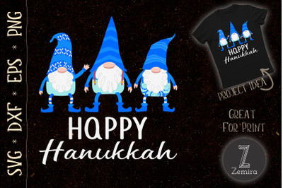 Happy Hanukkah Three Gnomes